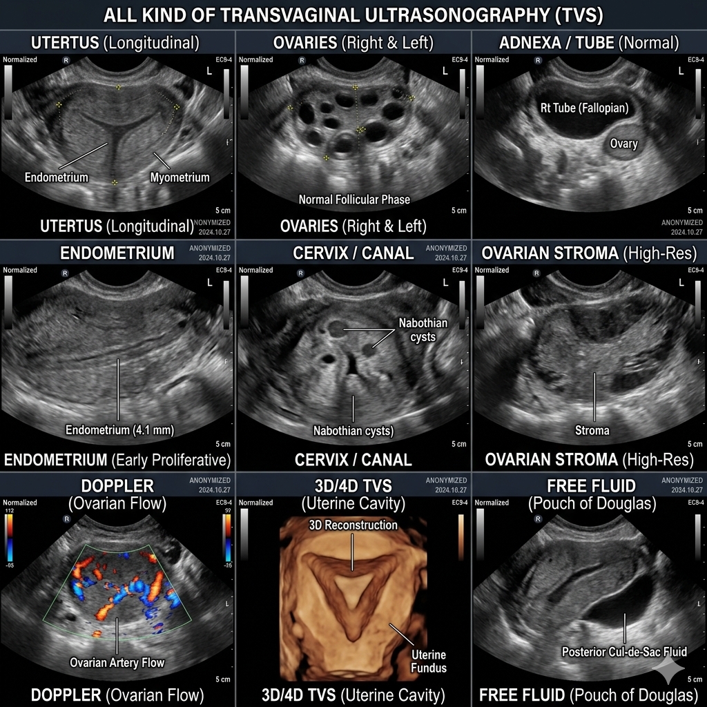 TVS (Trans Vaginal USG)